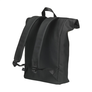 Logo trade business gifts image of: Lennon Roll-Top Recycled Backpack