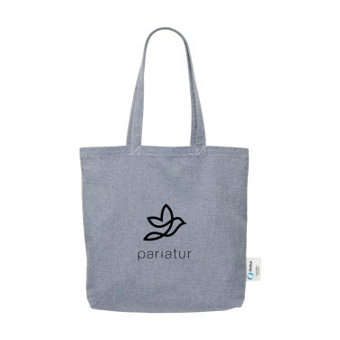 Logo trade promotional gifts image of: Wolkat Rabat Recycled Textile Shopper