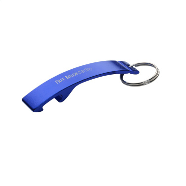 Logo trade promotional merchandise picture of: Alu Opener keyring