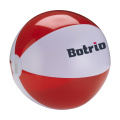 BeachBall Ø 30 cm, white/red