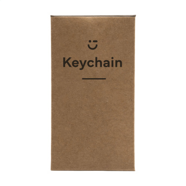 Logo trade promotional item photo of: LeatherKey keyring