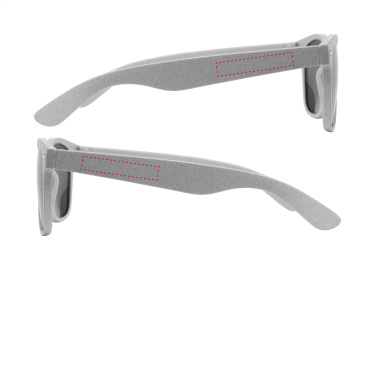 Logo trade advertising products image of: Malibu Eco Wheatstraw sunglasses