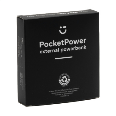 Logo trade promotional gift photo of: PocketPower 5000 RCS Recycled Powerbank