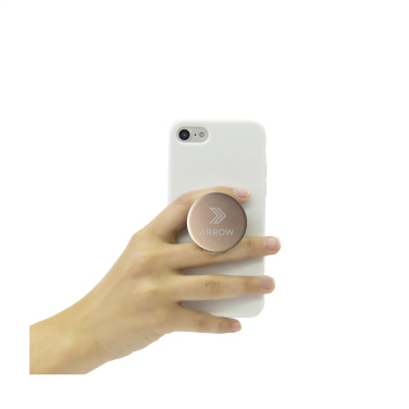 Logo trade promotional product photo of: PopSockets® Aluminium telephone holder