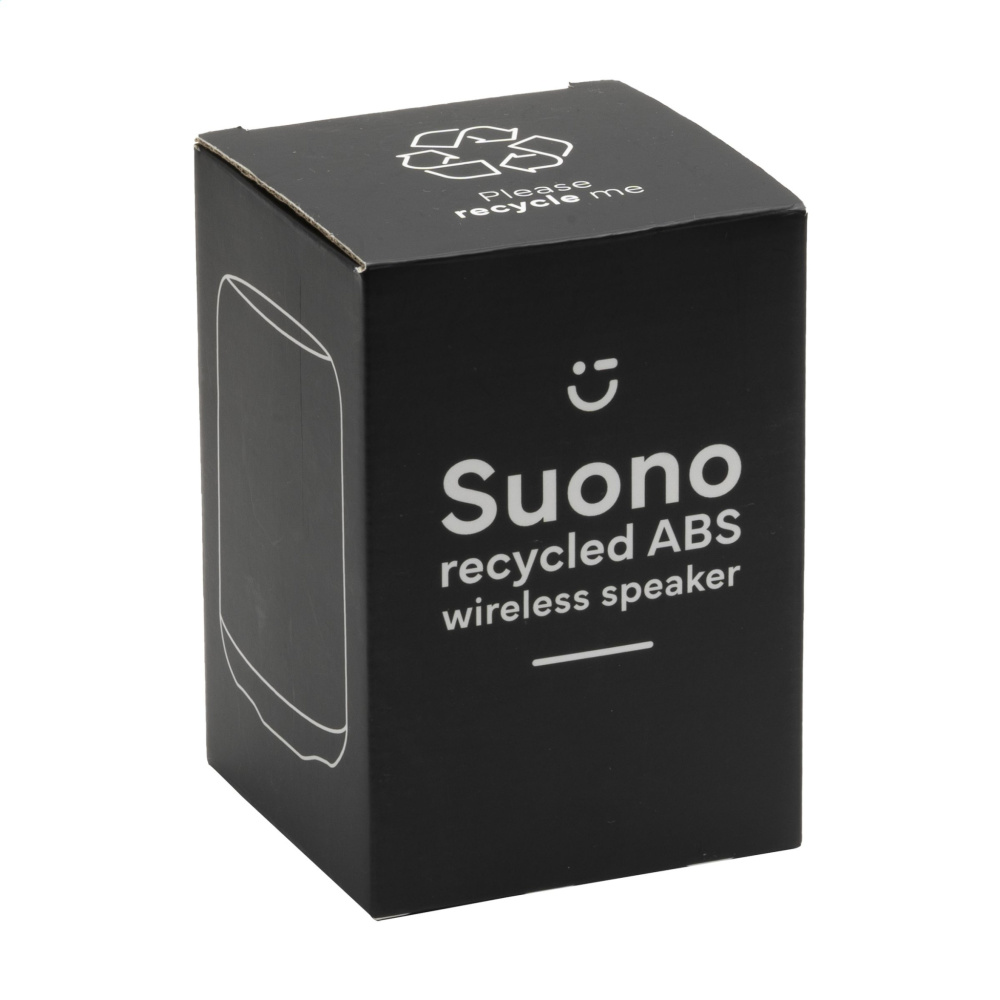 Logo trade promotional item photo of: Suono RCS Recycled ABS Wireless Speaker