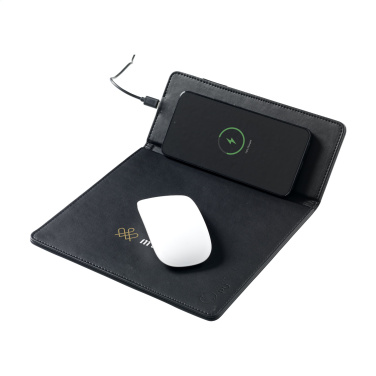 Logotrade promotional item picture of: RCS Recycled Wireless Charging Mousepad