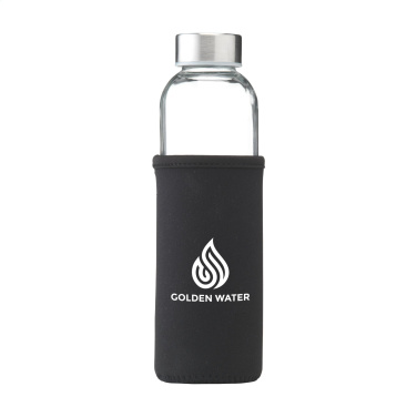 Logo trade promotional gifts image of: Senga Glass 500 ml drinking bottle