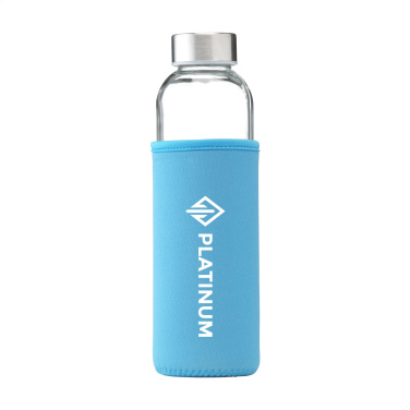 Logo trade promotional giveaways picture of: Senga Glass 500 ml drinking bottle