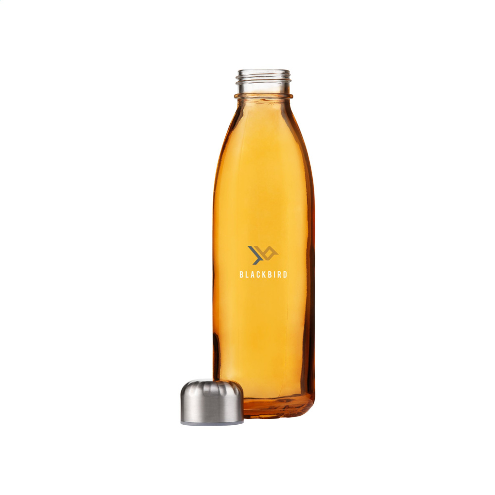 Logo trade promotional gifts image of: Topflask Glass 650 ml drinking bottle