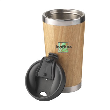 Logotrade business gifts photo of: Tokyo 450 ml bamboo thermo cup