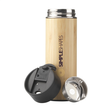 Logo trade advertising product photo of: Sakura 360 ml bamboo thermo bottle/thermo cup