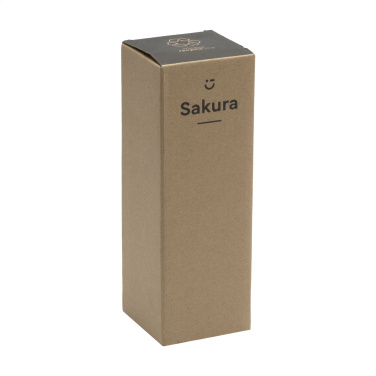 Logo trade corporate gifts image of: Sakura 360 ml bamboo thermo bottle/thermo cup