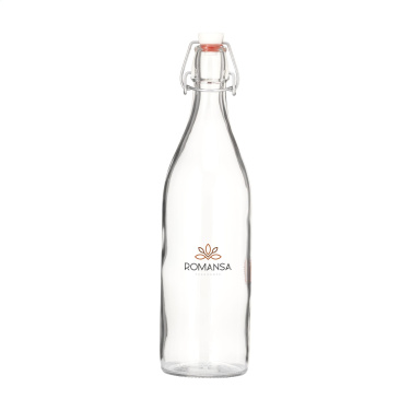 Logo trade advertising products picture of: Vidrio Bottle 1 L water bottle