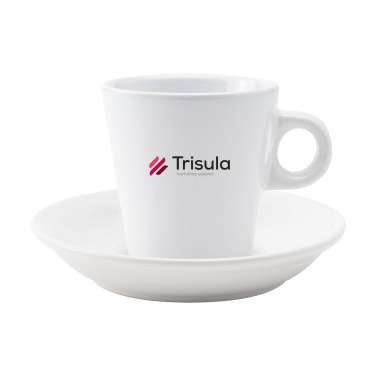 Logo trade corporate gift photo of: Burano 200 ml mug and saucer