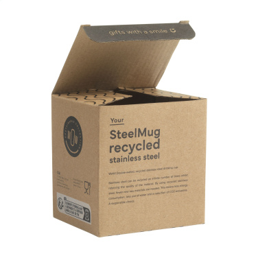 Logo trade promotional products image of: SteelMug RCS Recycled Steel 220 ml