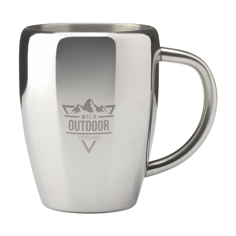 Logotrade business gift image of: SteelMug RCS Recycled Steel 220 ml