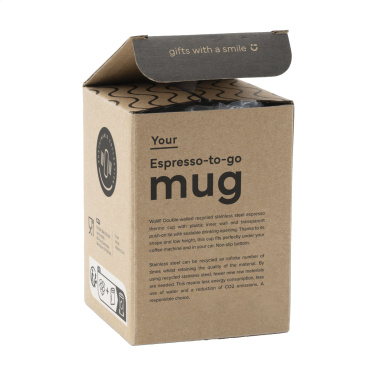 Logotrade promotional item image of: Espresso-to-Go Mug RCS Recycled Steel 170 ml