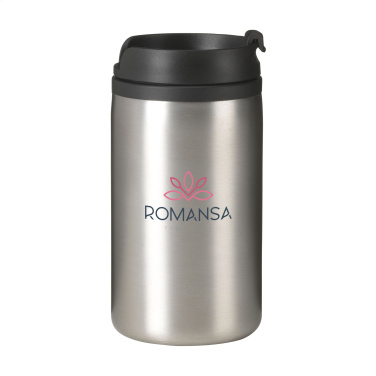 Logo trade corporate gifts image of: Thermo Can RCS Recycled Steel 300 ml thermo cup