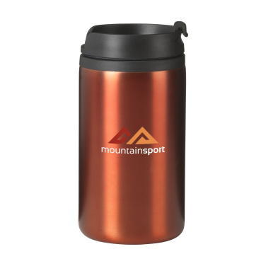 Logotrade promotional giveaway image of: Thermo Can RCS Recycled Steel 300 ml thermo cup