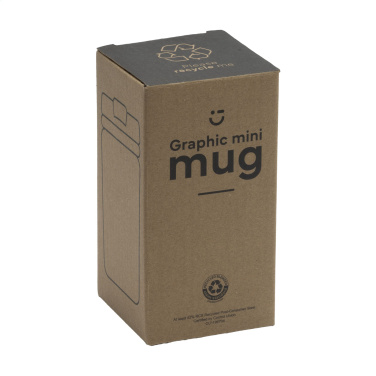 Logo trade corporate gifts picture of: Graphic Mini Mug RCS Recycled Steel 250 ml thermo cup