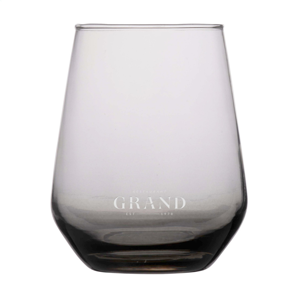 Logotrade promotional giveaway picture of: Smokey Water Glass 450 ml