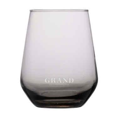 Logotrade advertising products photo of: Smokey Water Glass 450 ml