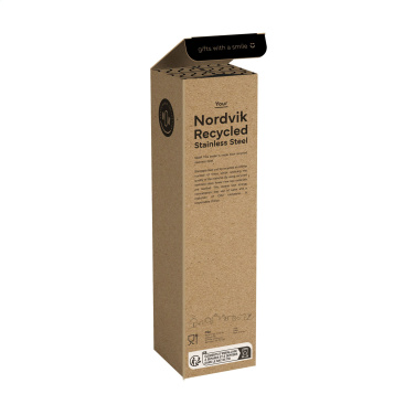 Logo trade corporate gift photo of: Nordvik RCS Recycled Steel 750 ml