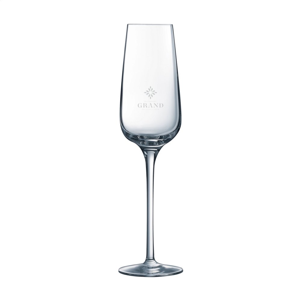 Logo trade promotional products picture of: Riviera Champagne glass 210 ml