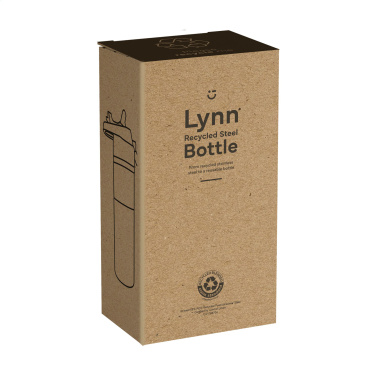 Logo trade promotional gifts picture of: Lynn RCS Recycled Steel Bottle 500 ml