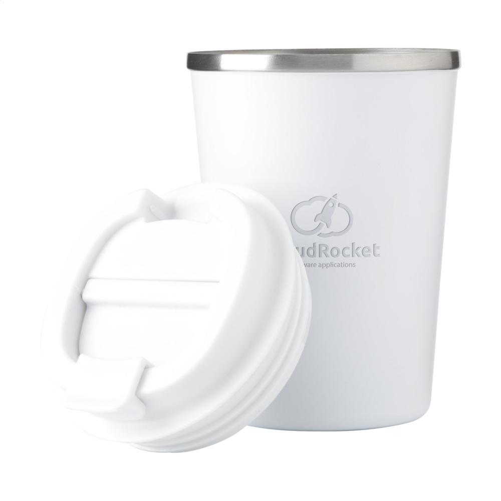 Logotrade promotional product picture of: Kaffi RCS Recycled Coffee Mug 300 ml thermo cup