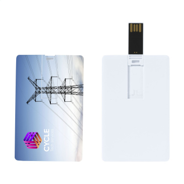 Logo trade promotional gifts image of: CredCard USB from stock 4 GB