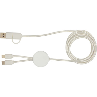 Logotrade advertising products photo of: Citala 5-in-1 recycled plastic 150 cm data sync and 27W fast charge cable