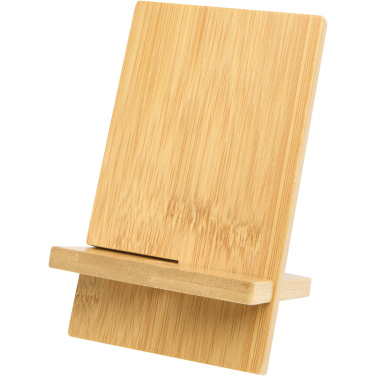 Logo trade corporate gift photo of: Ceibo detachable bamboo phone stand