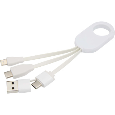 Logotrade promotional item image of: Troop 4-in-1 recycled plastic charging cable