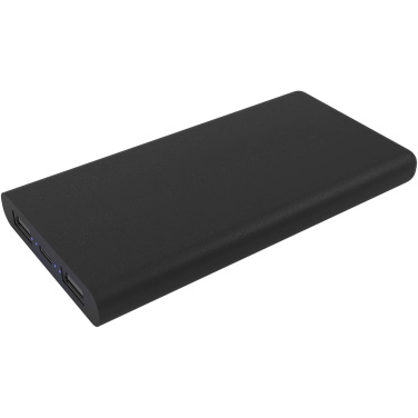 Logo trade corporate gifts image of: SCX.design P40 10.000 mAh light-up wireless rubber power bank