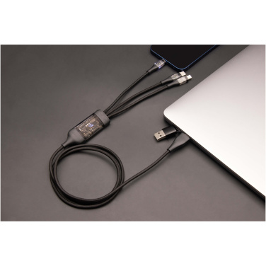Logo trade corporate gift photo of: SCX.design C50 5-in-1 fast charging 100W/5A cable with digital display