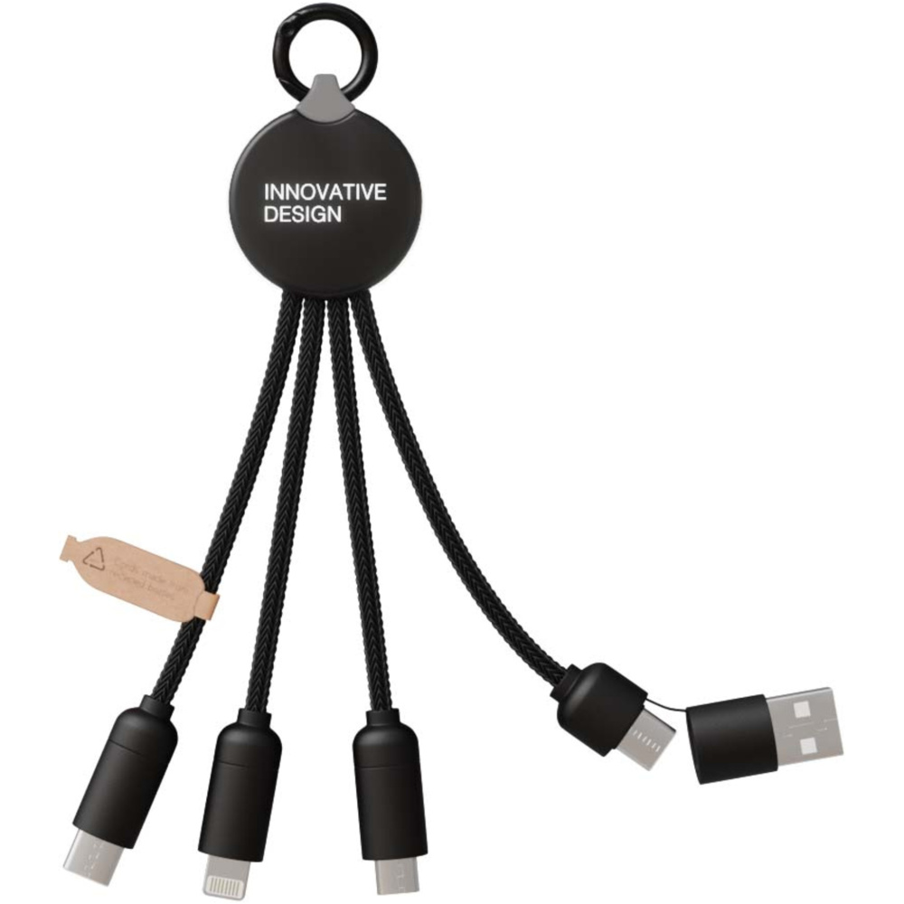 Logotrade promotional gift image of: SCX.design C14 15W 5-in-1 charging cable