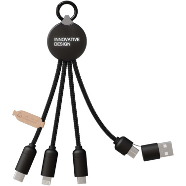 Logo trade promotional gifts picture of: SCX.design C14 15W 5-in-1 charging cable