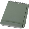 Thalaasa A6 hard cover ocean-bound notebook with ballpoint pen (black ink), Heather green