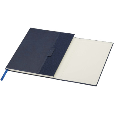 Logo trade promotional item photo of: Alejandra A5 recycled plastic hard cover notebook