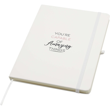 Logo trade promotional giveaways image of: Spectrum Plus A5 hard cover notebook