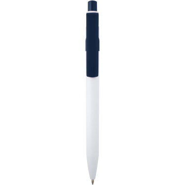 Logo trade promotional giveaways image of: Unica recycled plastic ballpoint pen (blue ink)