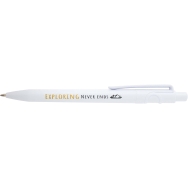 Logotrade promotional gift image of: Unica recycled plastic ballpoint pen (black ink)