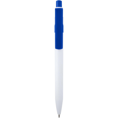 Logo trade business gifts image of: Unica recycled plastic ballpoint pen (black ink)