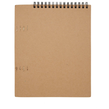 Logo trade promotional merchandise image of: Doodle A5 spiral soft cover notebook and crayon set