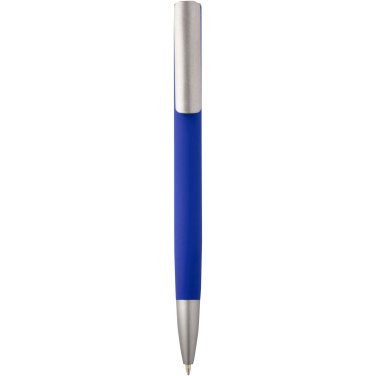 Logo trade promotional giveaways picture of: Ziggur aluminium ballpoint pen (blue ink)