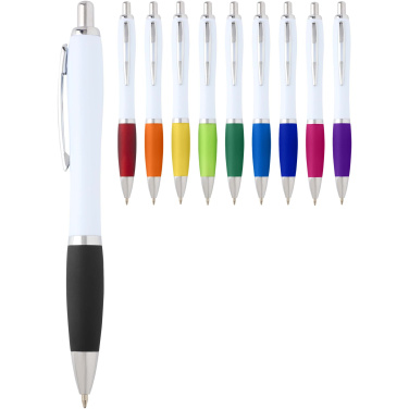 Logo trade promotional products image of: Nash recycled plastic ballpoint pen (black ink)