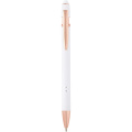 Nanna ballpoint pen with rose gold finish (blue ink), White