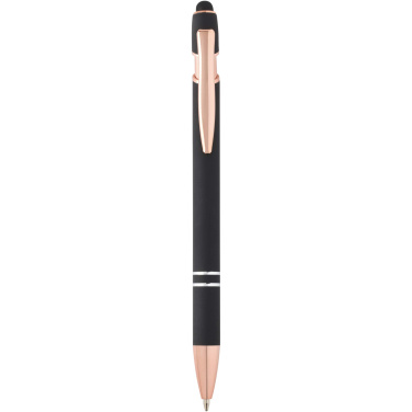 Logo trade advertising products image of: Nanna ballpoint pen with rose gold finish (blue ink)