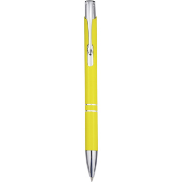 Logo trade promotional gifts picture of: Moneta recycled aluminium ballpoint pen (blue ink)